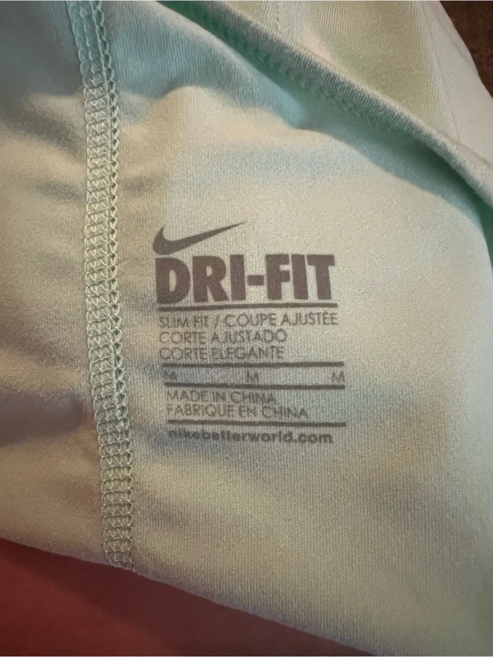 Nike Dri-Fit Women's Running Tank Top Sage Mint Green Size M Light